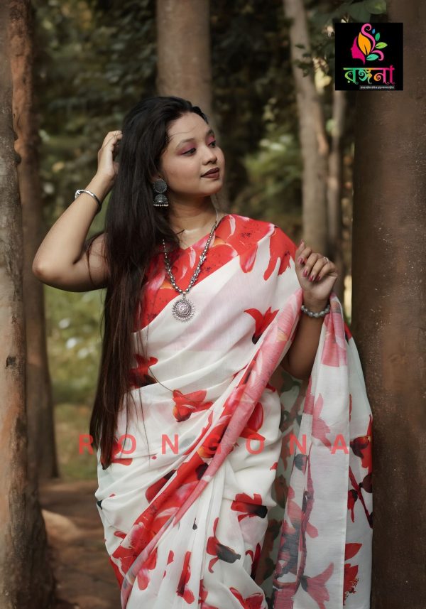 digital print saree